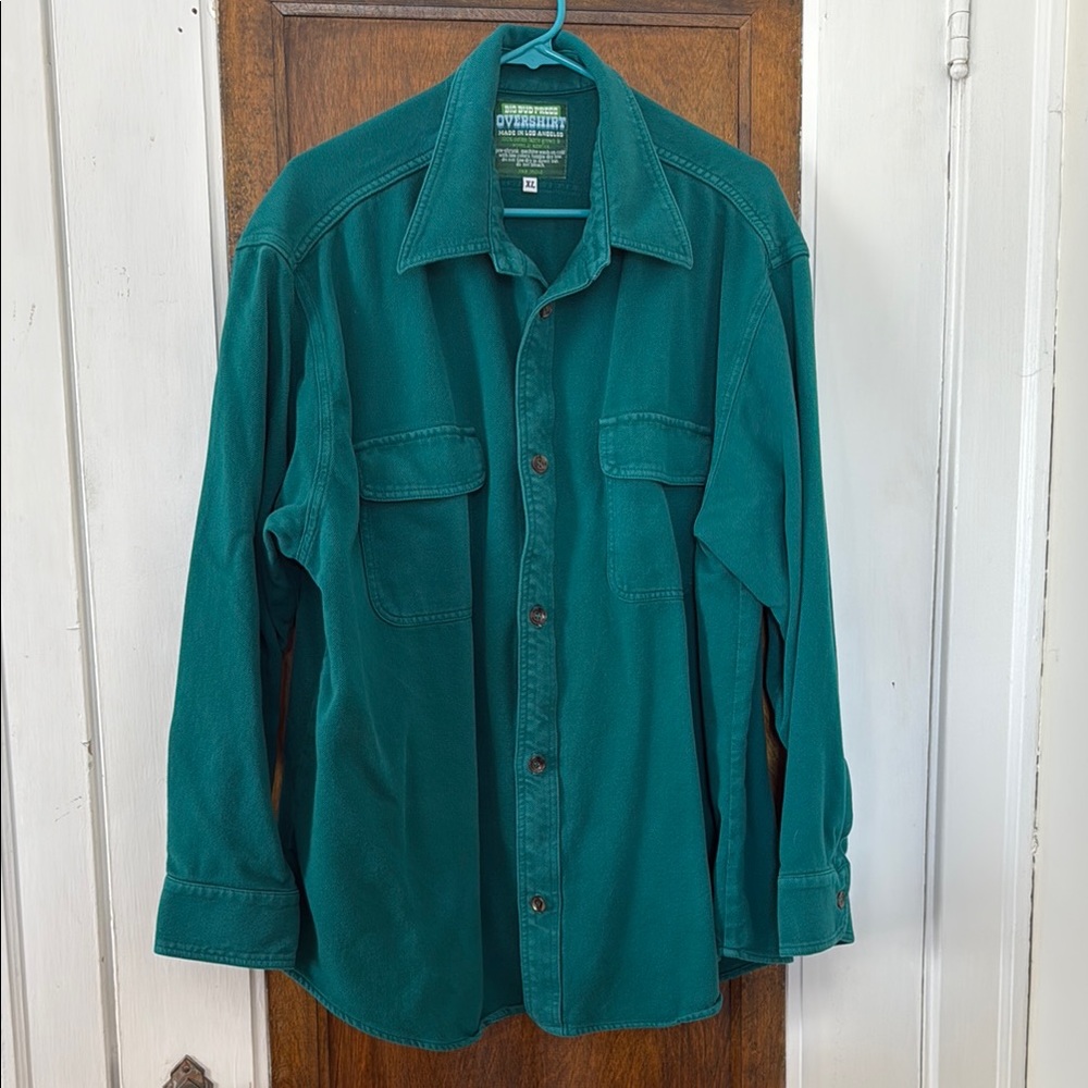 Teal Button-Up Shirt